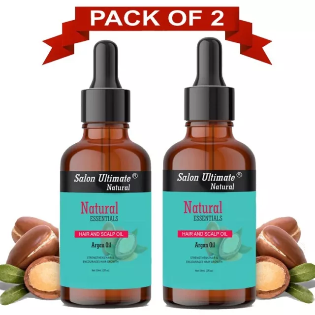 2X Argan Oil Hydrating Hair Treatment & Growth Essential Hair & Scalp Oil * 59ml