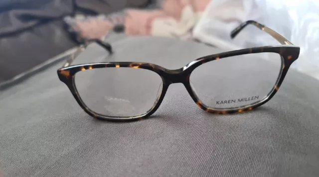 Karen Millen KM 117 Tortoise Shell Full Rim Glasses Frames Spectacles 30743854