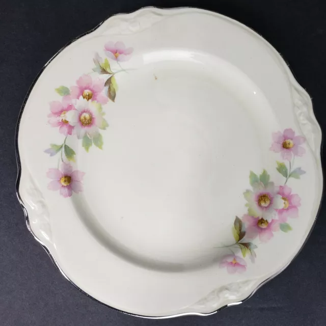 Homer Laughlin Virginia Rose JJ59 Moss Rose Set of 2 ea 6" Bread Plates  EUC