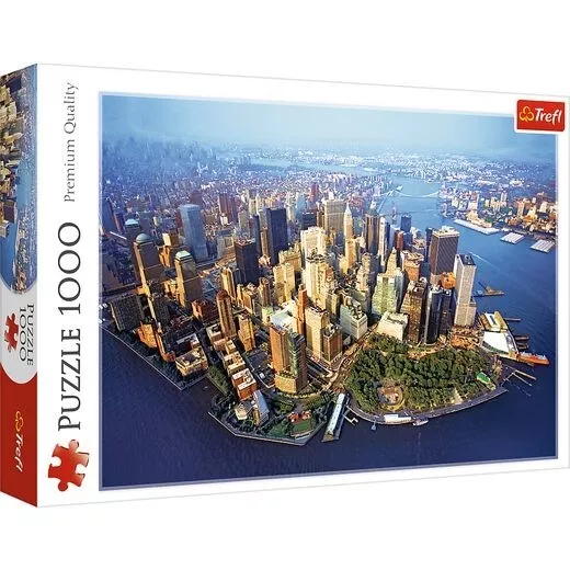 TREFL Premium Quality Puzzle 1000 Teile - New York (10222) - Panorama Stadt City
