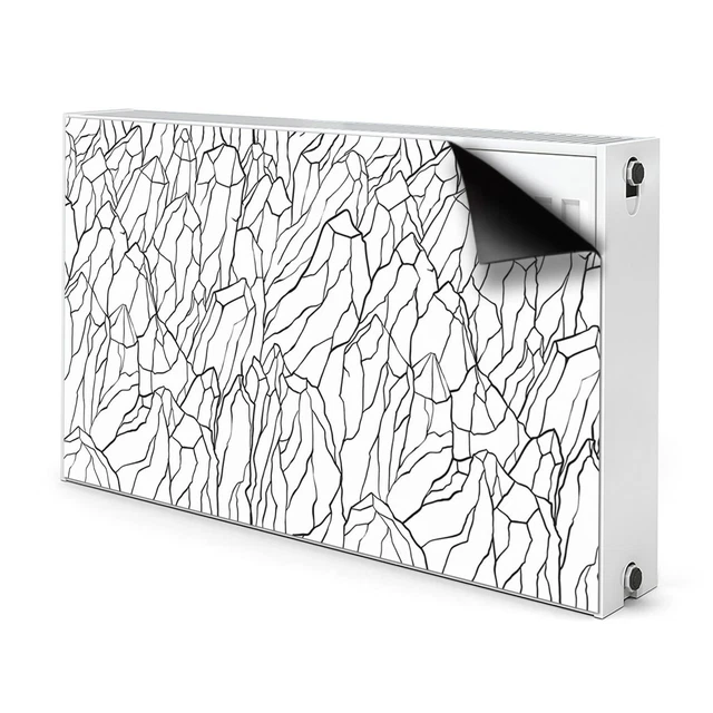 TMK Magnetische Heizkörperverkleidung - Stylische Abdeckung Mit Digitaldruck | Einfache Montage Ohne Kleben | 100x60cm