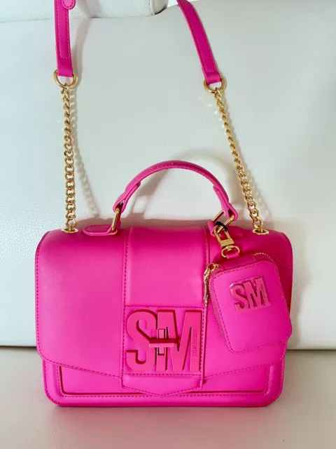 Nwt Steve Madden Blogann Crossbody Bag Shoulder Purse W Airpid Case Pink