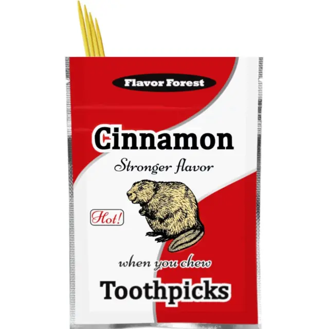 Hot Cinnamon Toothpicks 200Ct