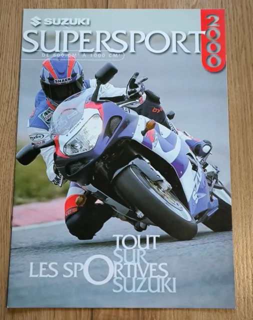 SUZUKI GAMME 2000 Supersport Prospectus Catalogue Brochure