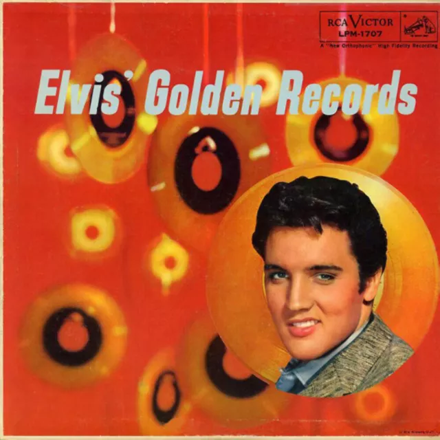 Elvis Presley - Elvis' Golden Records - RCA Victor - LPM-1707 - LP, Comp, Mono,