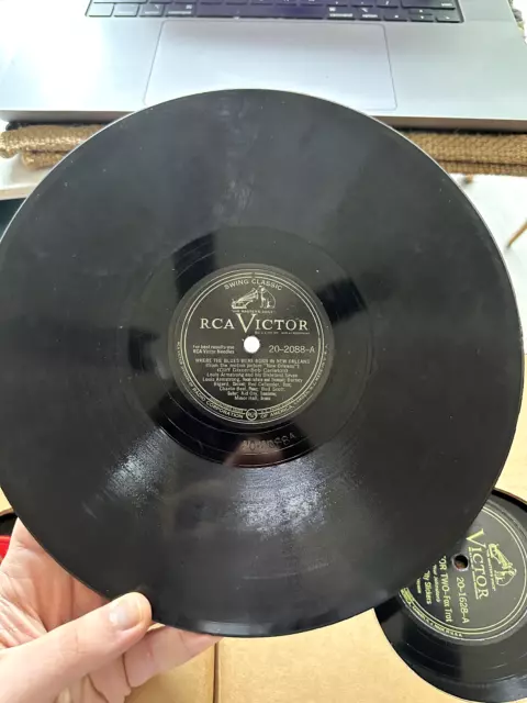 Louis Armstrong Where The Blues Were Born In New Orleans/Mahogany Hall Stomp Ex