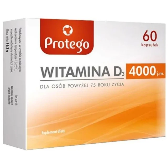 PROTEGO VITAMIN D3 4000, 60 caps £8.99 - PicClick UK