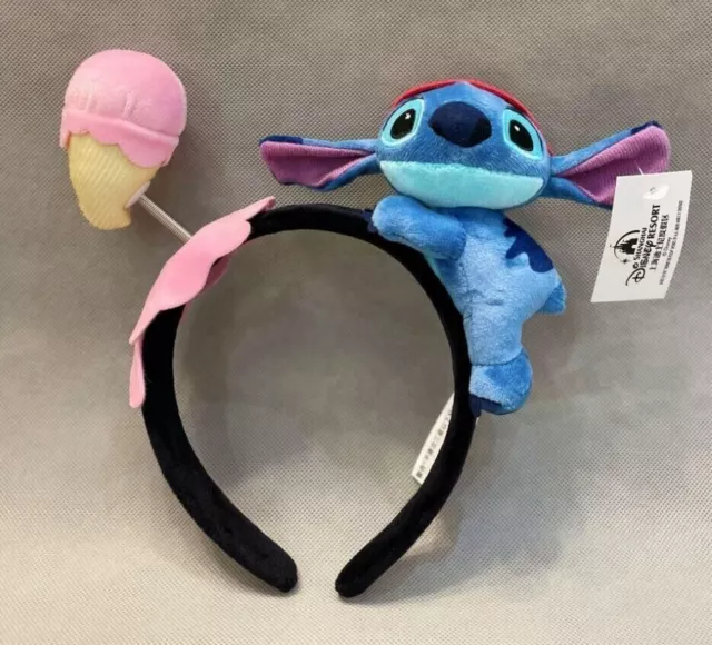 Disney Parks Stitch Plush Ears Headband