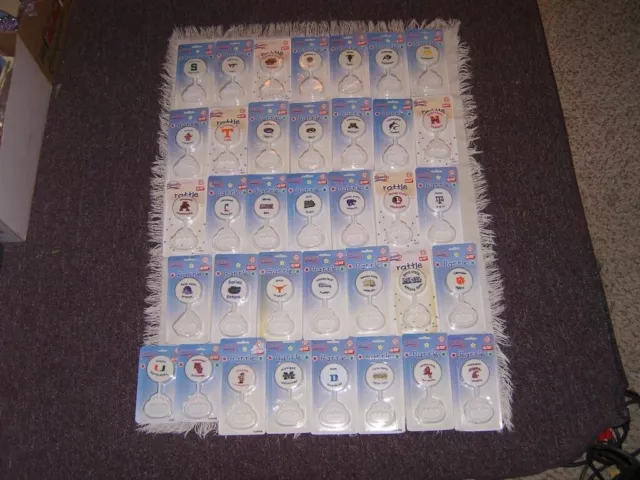 Ncaa Various Teams Baby Rattle Osu Fsu Auburn Florida Ucla Asu Texas Lsu Msu Nip