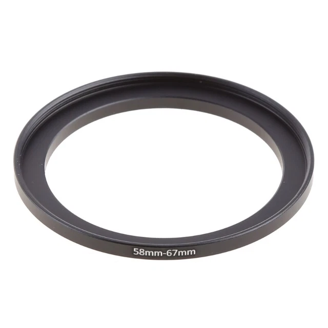 Adattatore obiettivo filtro step up metallo 58 mm-67 mm 58-67 mm 58-67 mm passo