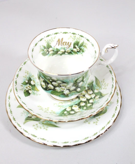royal albert flower of the month series 1970