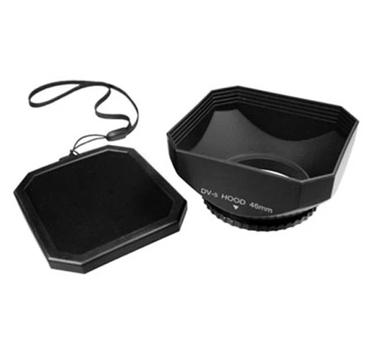 46mm Video Lens Hood Shade for Panasonic DMC-FZ28 FZ18 G1 GH1 GF1 G10 G2 GH2 GF2