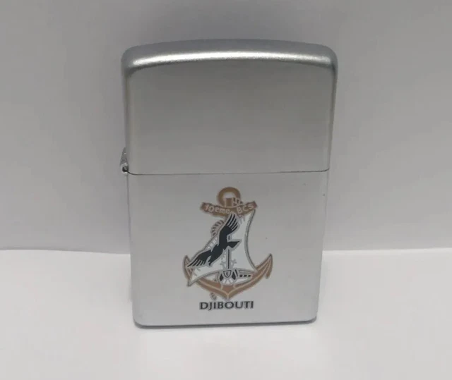 Zippo 2005 Djibouti Anchor Navy Case No Insert No Box Read