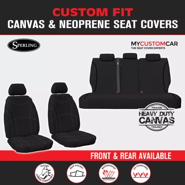 FORD FIESTA Custom Fit Seat Covers Front OR Rear, Neoprene OR Canvas Waterproof