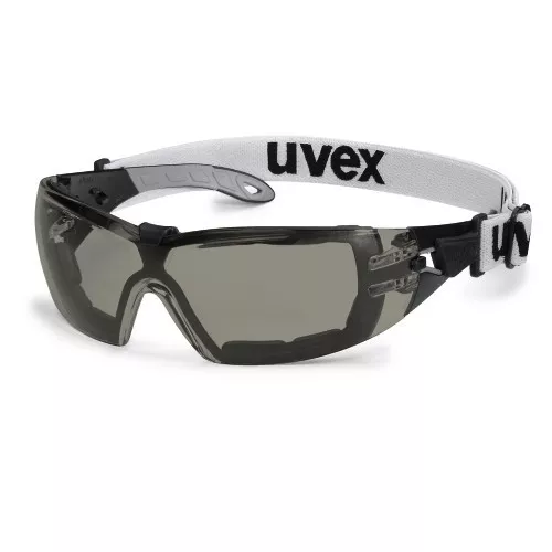 UVEX Pheos GUARD SV Extreme 9192-181 Safety Glasses Spectacles Strap SMOKE Lens