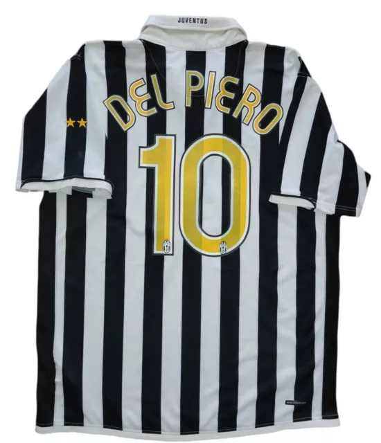 Maglia calcio Juventus Del Piero 2006 -2007 nike calcio shirt juve serie B XL