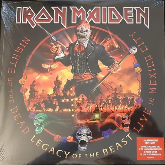 LP IRON MAIDEN Nights Of The Dead Legacy Of The Beast Live In Mexico City 190295