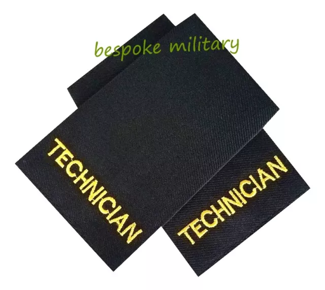 Technician Epaulettes/Sliders  - Medical/First Aid/Emt Slides (High Quality) New