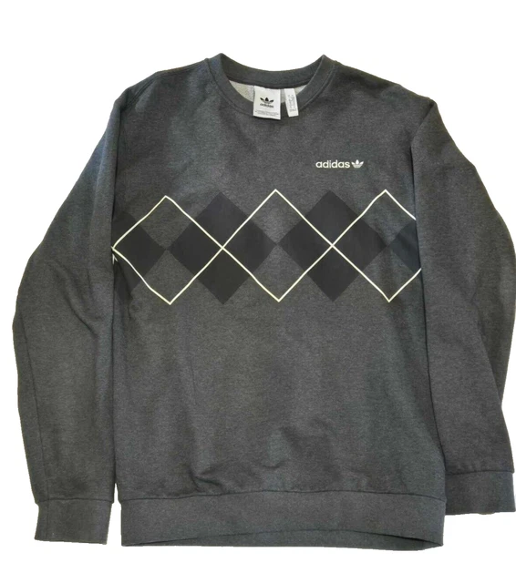 ADIDAS ORIGINALS COLOUR Smash Crew Sweatshirt Size S White Men s 14.99 PicClick UK