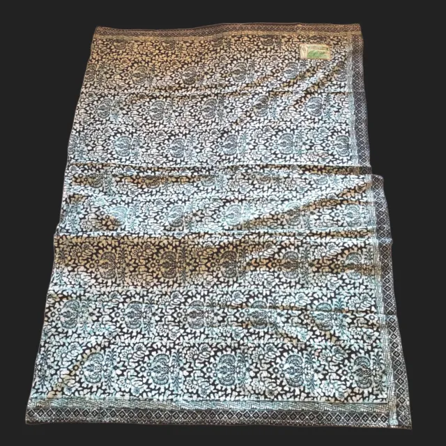VINTAGE INDONESIAN BATIK Fabric 100% Cotton 90” x 41” Batik Halus New w ...