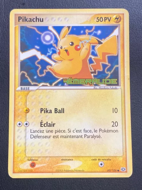 Pokemon Cards Fr Ex Emerald - Pikachu 60/106 Non Holo Promo Toys'r'us - Tbe