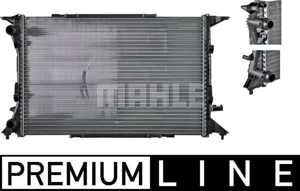 1x CR 1060 000P MAHLE Kühler, Motorkühlung für AUDI,AUDI (FAW)