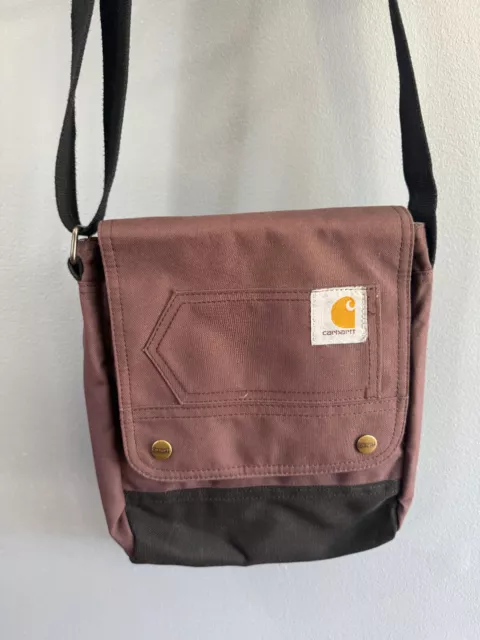 Carhartt Women's Legacy Purple Canvas Crossbody Bag NWOT