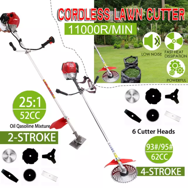 4 STROKE BRUSH Cutter Pole Whipper Snipper Lawn Trimmer Edger