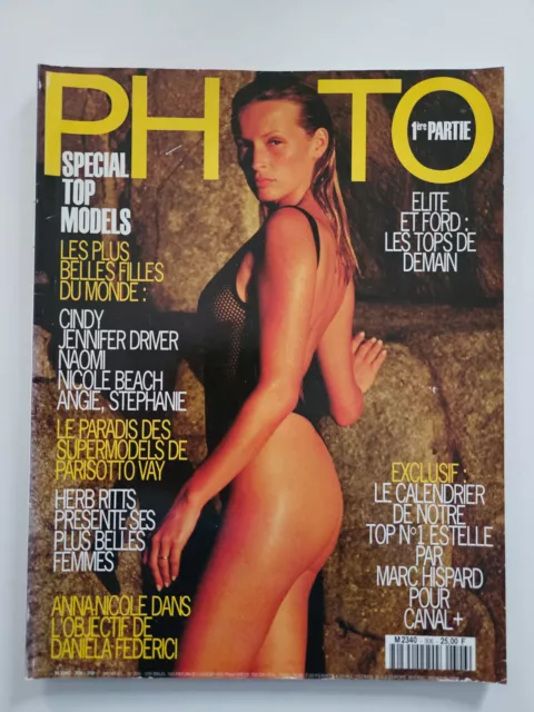 PHOTO FRENCH MAGAZINE #306 novembre 1993 top models Jennifer Driver Estelle