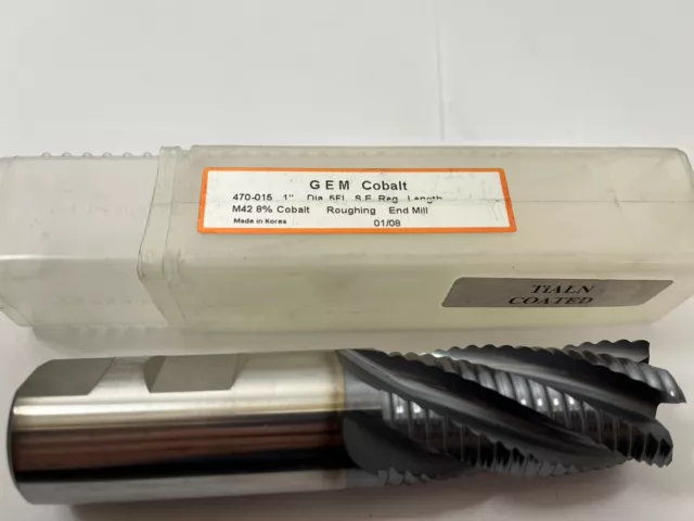 GEM Cobalt Roughing Endmill 1” Dia. 5FL 3