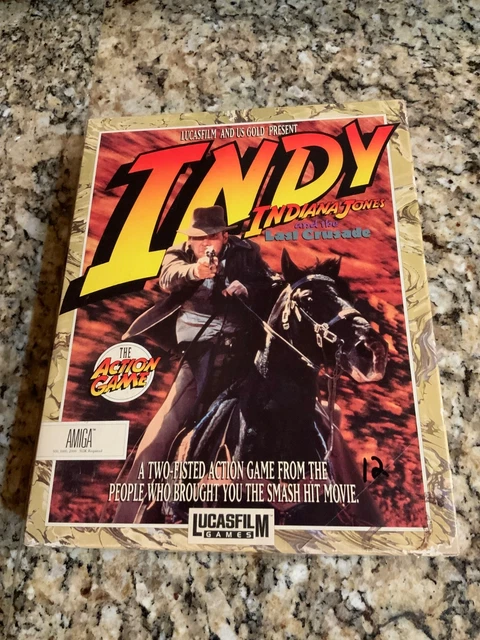 Aimant Frigo Indiana Jones Et La Dernière Croisade (Amiga Commodore) - Objet Collector Neuf