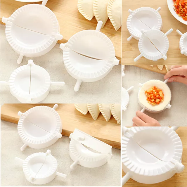 3PCS DIY Dumpling Maker Mould Dough Press Samosa Empanada Jiaozi Pastry