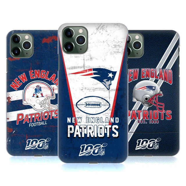 CUSTODIA POSTERIORE UFFICIALE NFL NEW ENGLAND PATRIOTS LOGO ART PER APPLE iPHONE