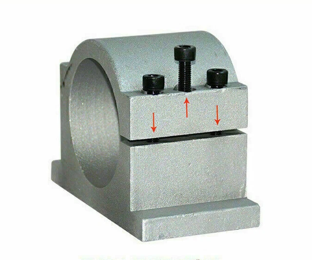 Spindelaufnahme Eurohals 80mm Fräsmotor CNC Kress Frässpindel