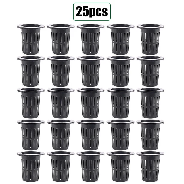 Mesh Pot Net Cup Basket Hydroponic For Cloning Machine Planting Grow Clone Plant