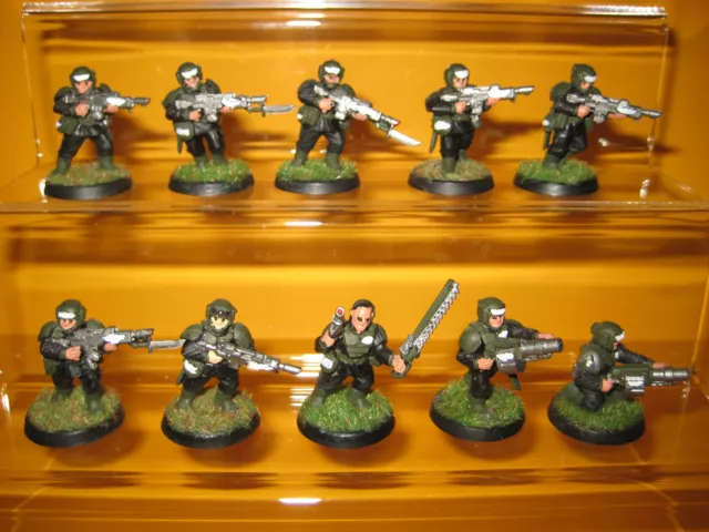 Warhammer 40k - Astra Militarum - Imperial Guard - 10x Cadian Shock Troops III