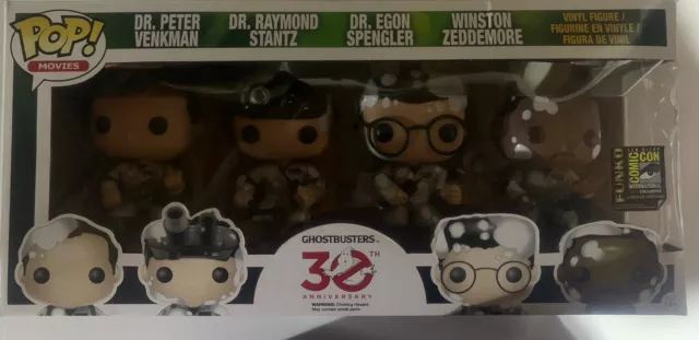 Funko Pop Ghostbusters 30th Anniversary 2014 Convention Exclusive 4 Pack