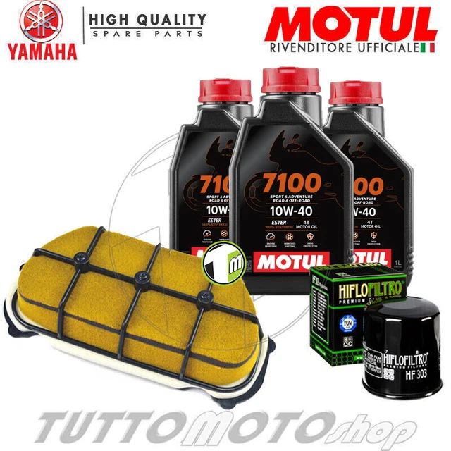 Kit Tagliando Per Yamaha YZF R6 600 (2006-2007): 4 Litri Olio 10W40 + Filtro Olio HIFLO HF204