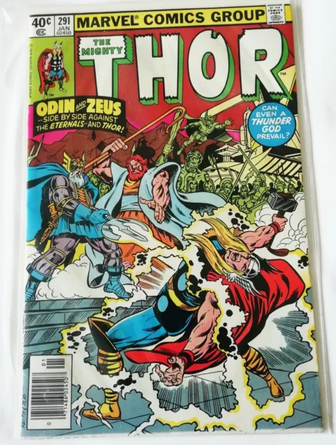 The Mighty Thor #291 Marvel Comics Thomas Pollard Stone 1979 NEAR MINT