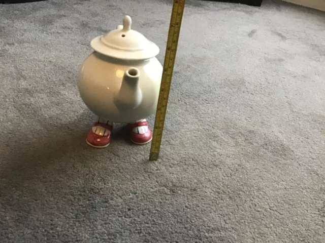 Walking Ware Tea Pot with Pink Shoes - Carlton Ware? Not Marked