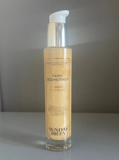 Gel olio corpo scintillante vitamina C Sunday Riley Fairy Madrina 100 ml prezzo di riserva £42