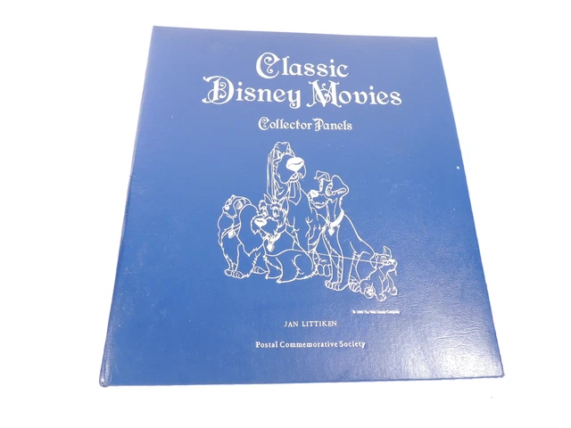 CLASSIC DISNEY MOVIES Collector Panels 1990 Stamps Postal Commemorative