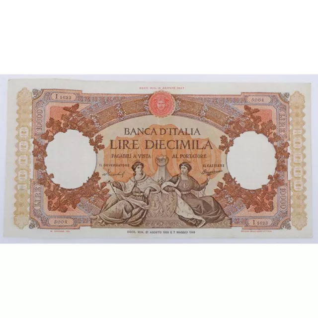 Italie, 10.000 Lire ND 1953-1958, I1623/5004, XF Billets Etrangers ITALIE 10.000