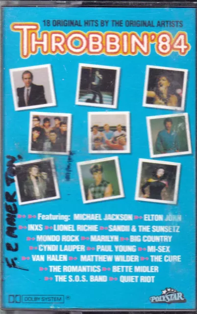 THROBBIN' '84 Various Artists  Cassette - Tape   SirH70