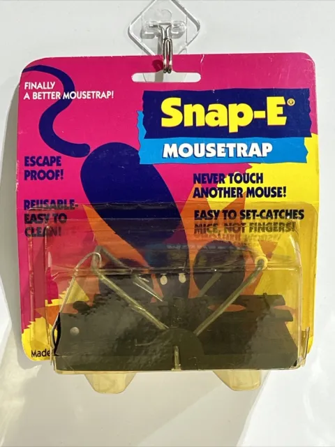 Snap-E Mousetrap Escape Proof & Made to Last by Kness 1 TRAP NEW IN PACKAGE