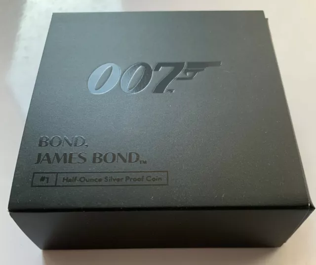 James Bond 007 UK Half-Ounce Silver Proof Coin