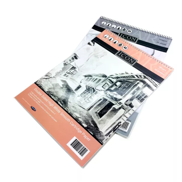 A3 Sketch Pad Book White Paper Artist Sketching Drawing Doodling Art Craft