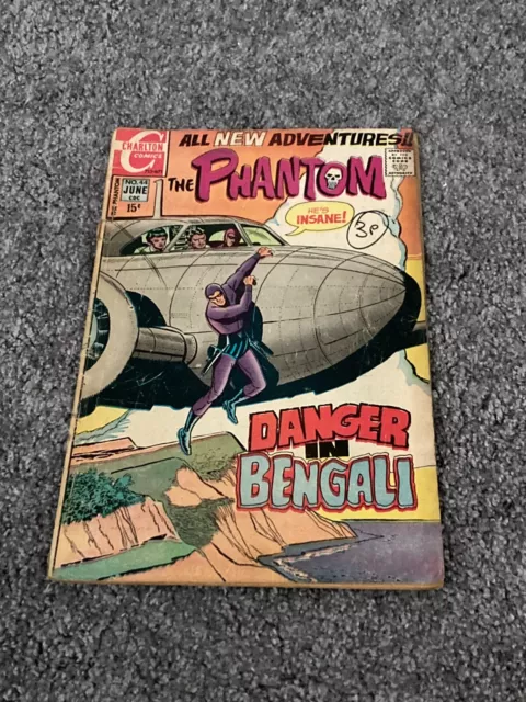 Lee Falk: The Phantom: Charlton Comics No. 44 Danger In Bengali