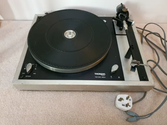 Thorens TD145 Mk2 Turntable in Thorens Plinth - rare model