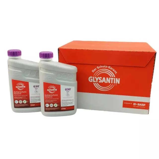 Original 2L BASF GLYSANTIN G30® Frostschutzkonzentrat Kühlerfrost Pink